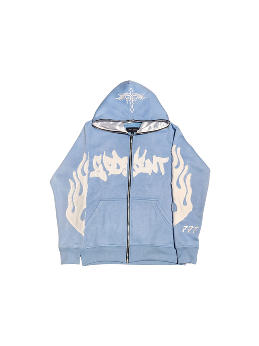 Chaos Flame 'Baby Blue' FullZip